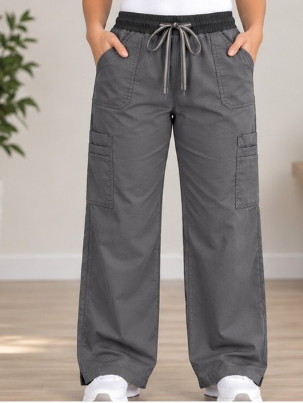 SCRUBSTAR | Gray Scrub Pants | size M
